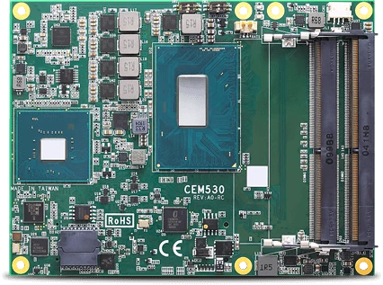 Плата модульного компьютера COM Express Type 6 CEM530 от Axiomtek